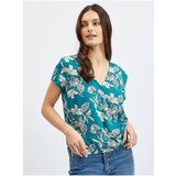 Orsay Petroleum Women's Floral Blouse - Women | ePonuda.com