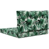  Zunanja blazina za kavč 2 pcs Vzorec lista Poliester, (5000202319) | Shoptok.si