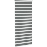 Zebra zavjesa tamno siva 115x230 cm Širina tkanine 110,9 cm Poliester | Shoptok.si