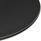  Vrtni stol okrugli crni Ø 60 x 105 cm čelični | shoptok.hr