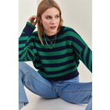 Bianco Lucci women's striped knitwear sweater Cene