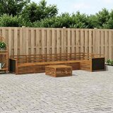  Set vanjskih sofa 7 pcs Prirodna 79 x 79 x 37 cm | shoptok.hr