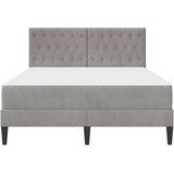  Okvir kreveta s madracem Svijetlo siva 120 x 200 cm Baršun | Eponuda.com