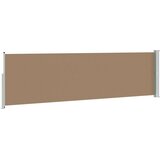  Zložljivo stransko senčilo Taupe 500 x 160 cm Poliester, (5000247983) | Shoptok.si