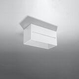 Nice Lamps bela stropna svetilka s kovinskim senčnikom 10x20 cm lorum – Cene