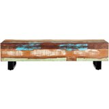 Furnova Klubska mizica 120x50x30 cm trden predelan les in jeklo, (21914470) | Shoptok.si