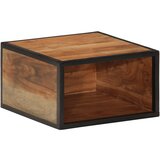  Zidni noćni ormarić 35 x 35 x 20 cm od masivnog drva bagrema | shoptok.hr