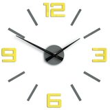 Zidni satovi silver xl grey-yellow greyyellow (samolepljivi)