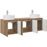  Set ormarića za kupaonicu 3 kom. Hrast artisan Smeđa 49,5 x 44,5 x 65 cm | shoptok.hr