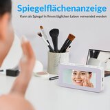 SZELAM bela digitalna budilka z rgb osvetlitvijo in dvojnim alarmom odprta embalaža | Shoptok.si