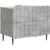  Noćni ormar Betonska siva 62 x 34,5 x 49,5 cm Konstruirano drvo | shoptok.hr