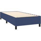 Krevet s oprugama i madracem plavi 90 x 200 cm od tkanine | shoptok.hr