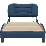  Okvir za krevet s LED svjetlima plavi 80 x 200 cm od tkanine | shoptok.hr