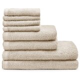 Catherine Lansfield Bež brzosušeći pamučni set ručnika 8 kom Quick Dry – | shoptok.hr