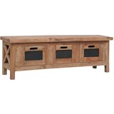 vidaXL TV omarica s 3 predali 120x30x40 cm trden mahagonij Cene