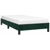  Okvir za krevet bez madraca tamnozeleni 90x190 cm baršunasti | shoptok.hr