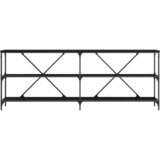  Konzolna stolica Crni hrast 200 x 30 x 75 cm Konstruirano drvo | shoptok.hr