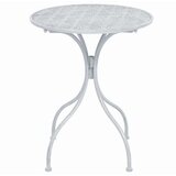  3-dijelni bistro set čelični sivo bijeli | shoptok.hr