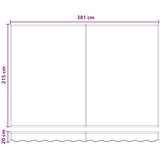  Povlačivi tende Sivosmeđa 4 x 2 m tkanina | shoptok.hr