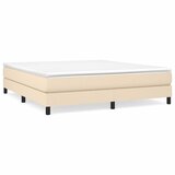 The Living Store Posteljni okvir krem 160x200 cm blago - Box Spring Posteljni Okvir, (21520114) | Shoptok.si