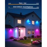 OUTON 4x V2 pametne zunanje LED reflektorji IP65, RGB topla/hladna bela | Shoptok.si