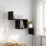  Polica na zidu Crni hrast 48 x 15 x 42 cm Konstruirano drvo | shoptok.hr