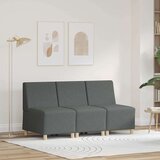  Modularna sofa bez naslona 3 pcs Tamno siva 55 x 74 x 82 cm | shoptok.hr