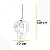  ONLI - Visilica na sajli SERENA 1xE27/22W/230V bela | Eponuda.com