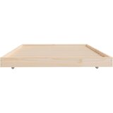  Okvir za krevet 90 x 200 cm od masivne borovine | shoptok.hr