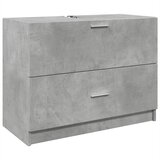 Ormarić za umivaonik boja betona 78x37x59 cm konstruirano drvo | Eponuda.com