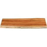 Stolna ploča 120x60x3,8 cm pravokutna bagremovo drvo živi rub | shoptok.hr