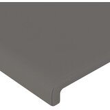  Uzglavlje sivo 180x5x118/128 cm umjetna koža | shoptok.hr