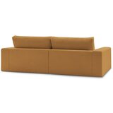 Bobochic Paris Gorčično rumena sedežna garnitura iz rebrastega žameta 274 cm Leonard – | Shoptok.si