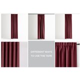 Restilo Bordo zatamnjujuća/termo izolacijska zavjesa 140x245 cm Pleat – | shoptok.hr