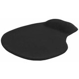 Ltc Ergonomska podloga za miško s silikonom 230 x 190 x 3 mm črna Cene