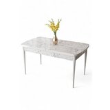 Hanah home Trpezarijski sto Zen White Marble White Cene