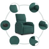  Električni naslonjač na podizanje tkanina tamnozeleni | shoptok.hr