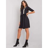 Fashion Hunters rue paris black knee-length dress | ePonuda.com