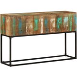 vidaXL Konzolna mizica 120x30x75 cm trden predelan les Cene