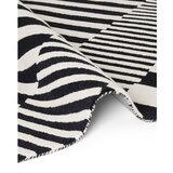 Elle Decoration Črno-bela ročno tkana volnena preproga 120x180 cm Stryve Flux – | Shoptok.si