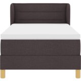  Box Spring Postelja z Mattresom Temno Rjava 90x200 cm Tkanina, (22051605) | Shoptok.si