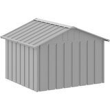  za pse sivi 116,5x103x81,5 cm pocinčani čelik | Eponuda.ba