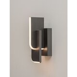 Nova Luce Svijetlo siva metalna LED zidna lampa s mogućnosti zatamnjivanja Totem – | shoptok.hr