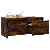 vidaXL stolić za kavu boja dimljenog hrasta 90 x 50 x 41,5 cm iverica | shoptok.hr