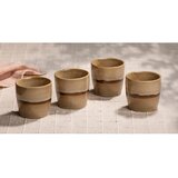 Ladelle Svetlo rjave porcelanaste skodelice v kompletu za espresso 4 ks 350 ml Haven – | Shoptok.si