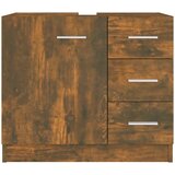 Ormarić za umivaonik boja dimljenog hrasta 63x30x54 cm drveni | shoptok.hr