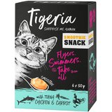 Tigeria Varčno pakiranje Smoothie Snack 24 x 50 g - S tuno, piščancem in korenjem Cene