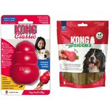 Kong Classic igračka - M (8,5 cm) + Ziggies Enhanced (227 g) | shoptok.hr