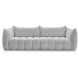 Bobochic Paris Svijetlo siva sofa od bouclé tkanine 286 cm Azra – | shoptok.hr