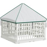  4-panelni ogradni igralište za pse s krovom 88 x 58 cm Plastika | Shoptok.si